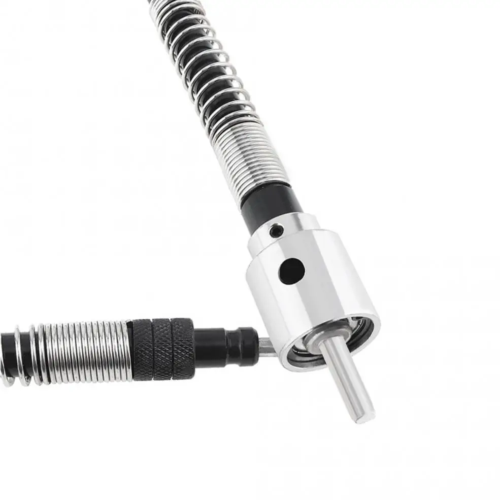 Electric Grinder Electric Drill Special 0.3-6.5mm Gold Drill Chuck with Handle Flexible Shaft and Chuck Wrench for Polishing