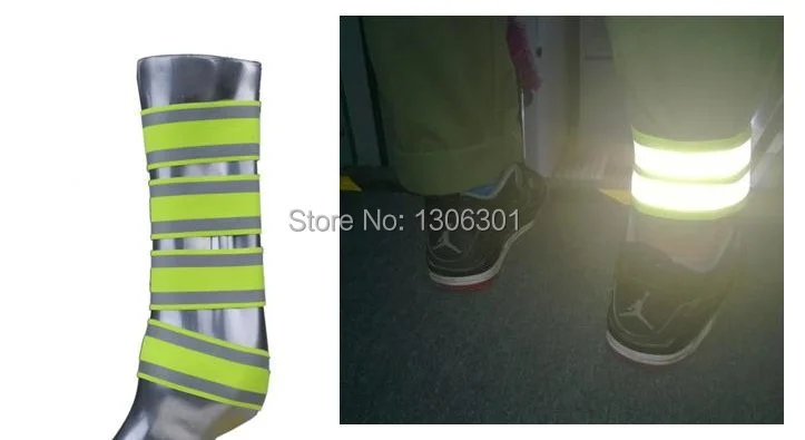 

Highlight reflective ribbon,reflective warning tape Reflective elastic The beam waist belt  Elastic binding feet with
