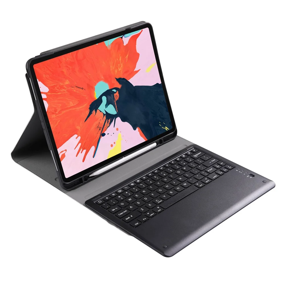 Тонкий умный чехол подставка из искусственной кожи для iPad Pro 12 9 2018 с держателем