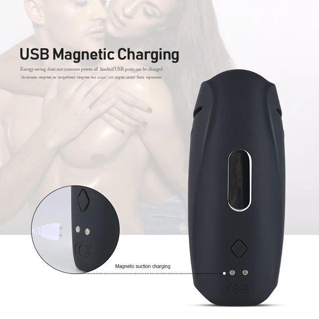 Powerful Vibrator Glan Massager Penis Stimulation Delay Trainer Male Masturbator Automatic Sex Machine Sex Toys for Men Adults 4