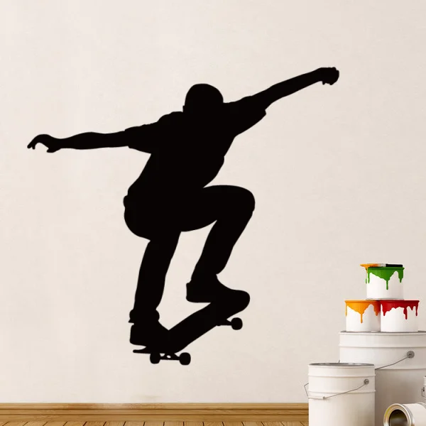 Extreme Skate Sports Skater Junge Skizze Hochzeit Dekor