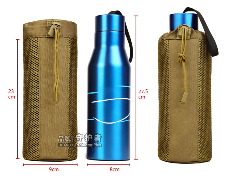 750 мл 800 мл Военная бутылка для воды сумка, Molle тактическая поясная сумка чайник сумка карман, большая бутылка для воды держатель армейская сумка передач