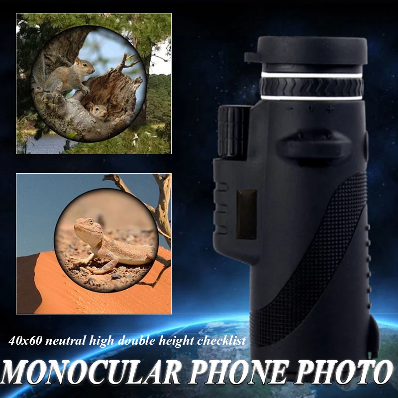 

ABS HD Telescope Illumination for Optics Phone Camera Mountaineering Monocular Telescope for Dual Tone Outdoors