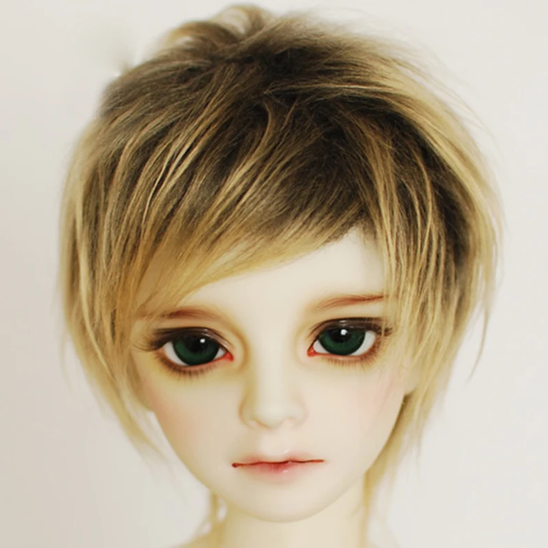 BJD плюшевый парик короткий для 1/4 1/3 17 &quot24&quot высокий MSD SD DK DZ AOD DD кукла бесплатная