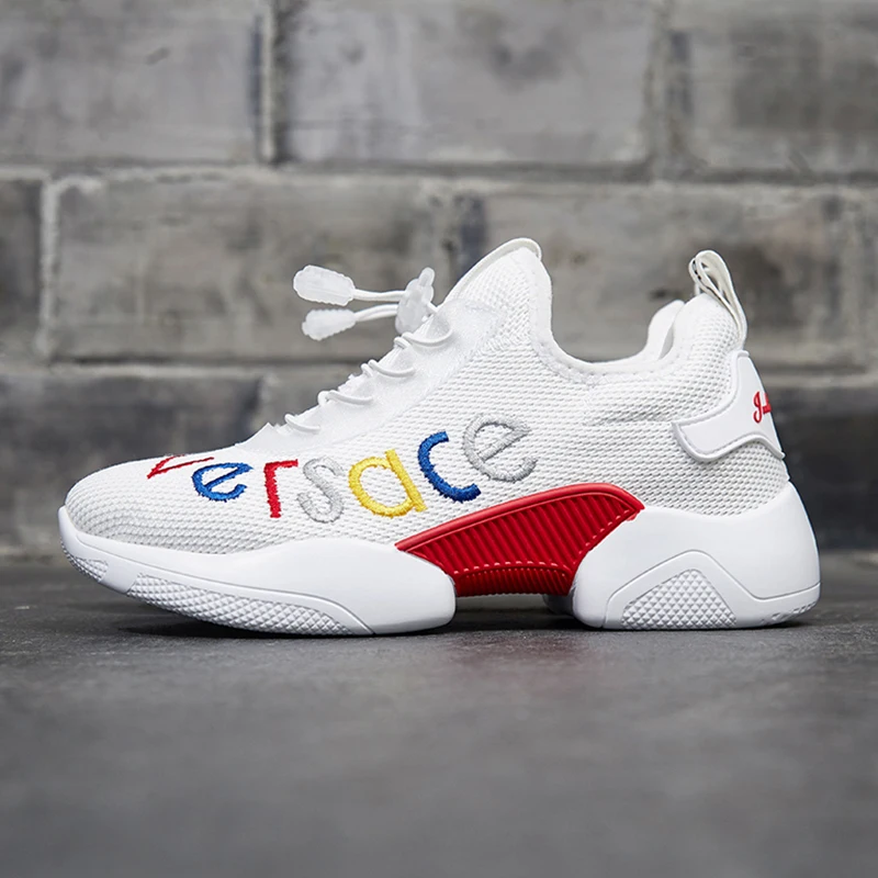 

Height Increasing Women Running Shoes White Breathable Athletic Sneakers Zapatillas Under Armor Hombre Lightweight Shoes RnA349