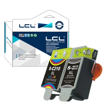 

LCL M210 M215 C210 M 210 C 215 (2-Pack Black Color) Ink Cartridge Compatible for Samsung CJX-1000 1050W 2000