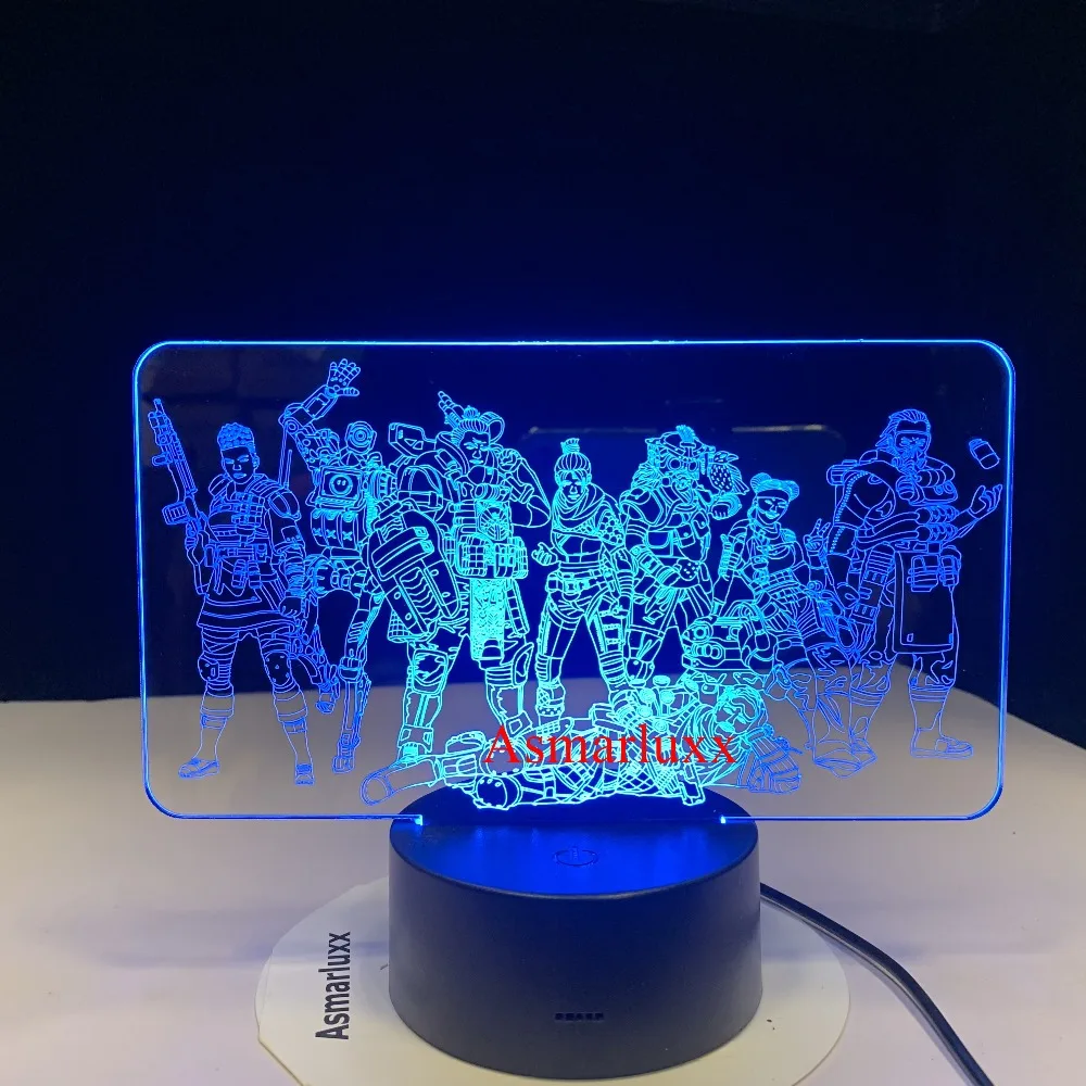 apex legends team night lamp path finder nightlight room lights unlimited of apex