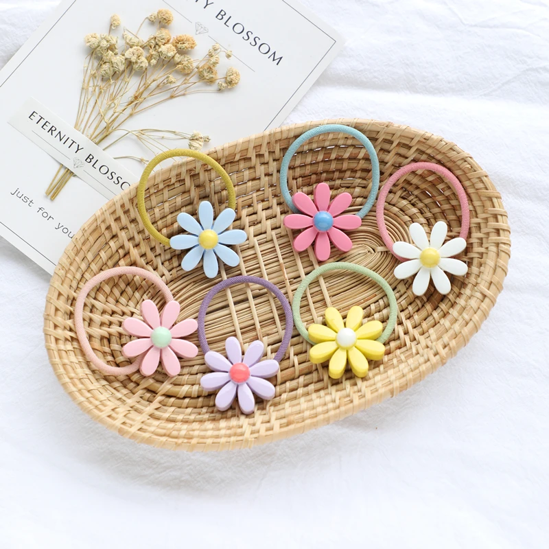 

Elastic Hair Ring Hiarpin Flower Hair Rubber bands Rope Headbands Ties Hair Accessories for Women & Girls