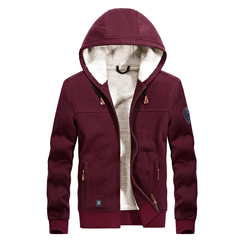 Afs джип бренд осенне-зимняя одежда из шерсти вкладыш куртка мужчины Повседневное теплые толстовки куртка Для мужчин ребра рукавом плюс Размеры M-3XL jaqueta masculina