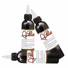 3 шт. 4 унц. татуировки пигментные чернила Набор Наборы искусства тела 120 мл черный професиональной Красота постоянный Makesup краски аксессуары