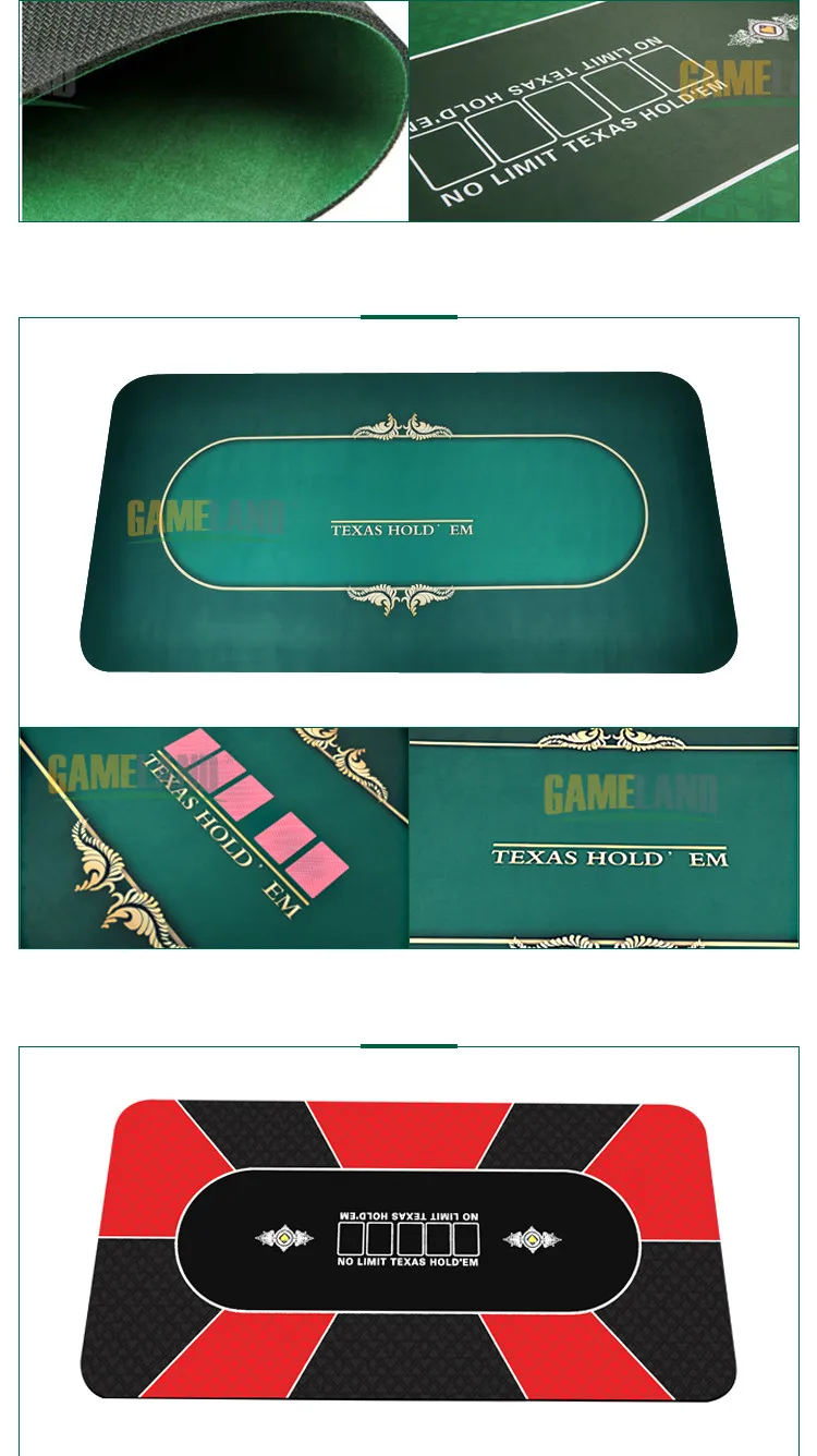 Техасский Холдем покерные фишки стол резиновая одежда покерный чип Настольный игрок полиэстер квадратная круглая покерная площадка