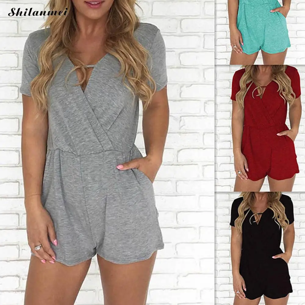 Cotton short jumpsuit Clearance