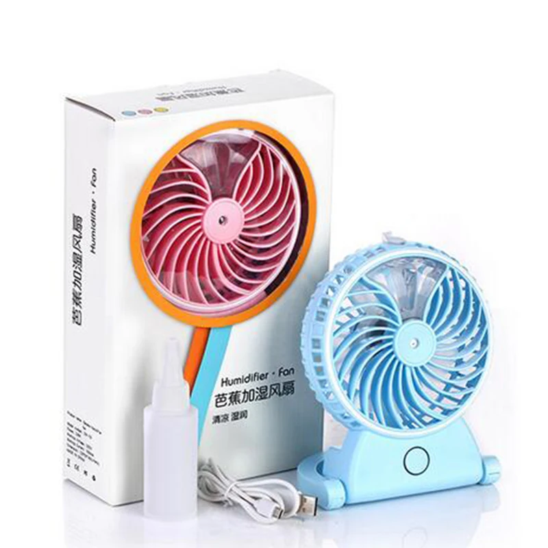 

GRTCO 2 in 1 Mini Usb Protable Air Cooling Fan And Humidifier Rechargeable Oil Essential Aroma Diffuser for Officer Student etc