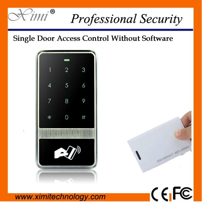 Free shipping IP65 Waterproof with touch keypad smart proximity M13D door access control system smart card reader f3 finger pin free shipping fingerprint access control reader with keypad waterproof structure design ip65 waterproof