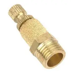 

10pcs/lot Series throttle silencer SLL-08,Thread 1 inch copper silencer Exhaust Silencer Muffler , Air Valve Noise Filter
