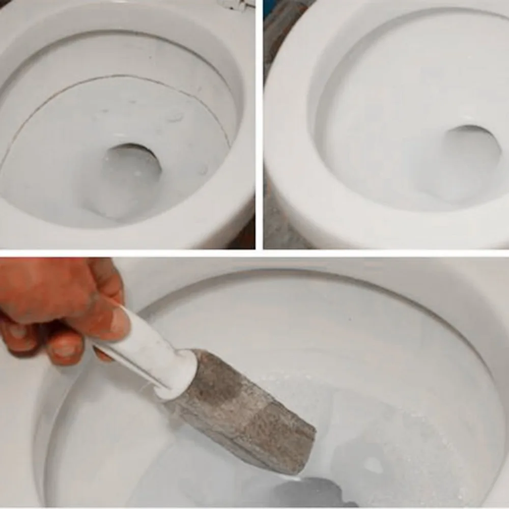 2018 hot 2Pc Toilets Cleaner Stone Natural Pumice Stone Toilets Brush