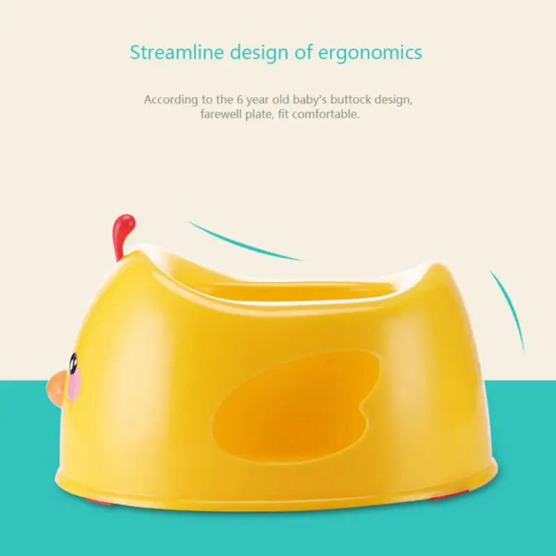 Новинка; Лидер продаж; милое сиденье для маленьких мальчиков и девочек; мультяшная сковорода; писсуар; цыпленок; распродажа; горшок; туалет; комфорт; гигиенический детский портативный