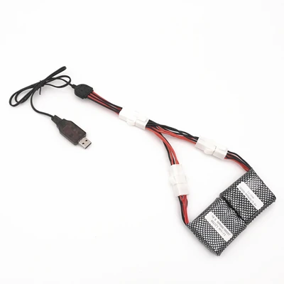 9115 9116 S911 S912 RC автомобиль обновление до двойной батареи 9,6 V 1600mah(2*800 mah) Запасные части 9,6 V 800mah литий-ионный аккумулятор - Цвет: Светло-серый