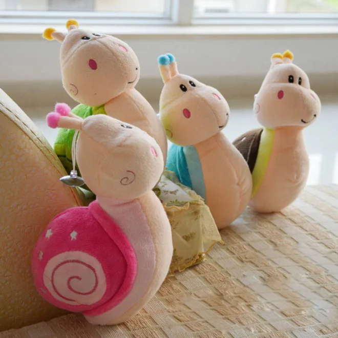 1PCS 20CM Cute Snail Plush Toy Doll Snail Sucker Doll Wedding Items