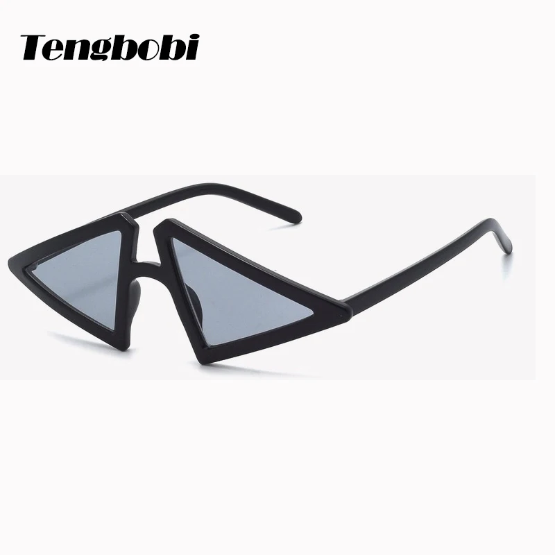 

Fashion Unique Women Triangle Sunglasses Men Pink Yellow Summer Styles Glasses UV400 CY140