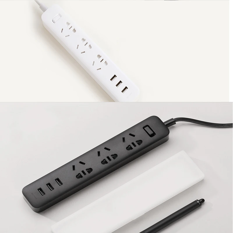 Оригинальная Выходная полоса питания Xiaomi Быстрая зарядка 3 USB Стандартный
