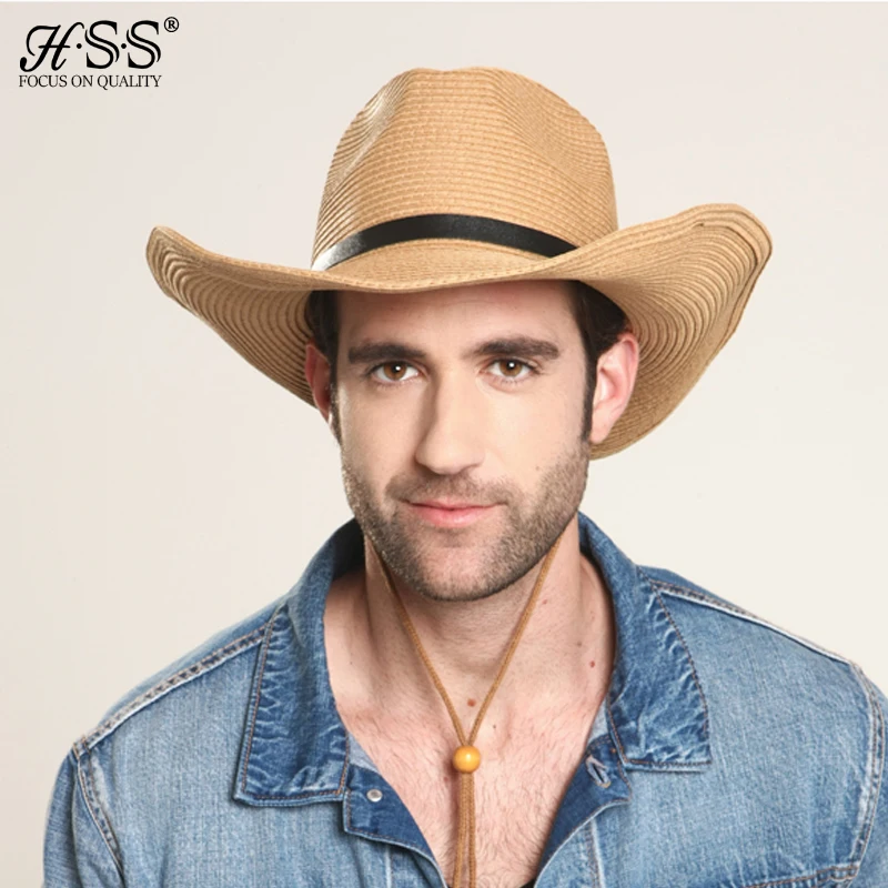 Fashion Straw Jazz Cowboy Hat Man Hats Cowboy Cap Trip Cap Summer