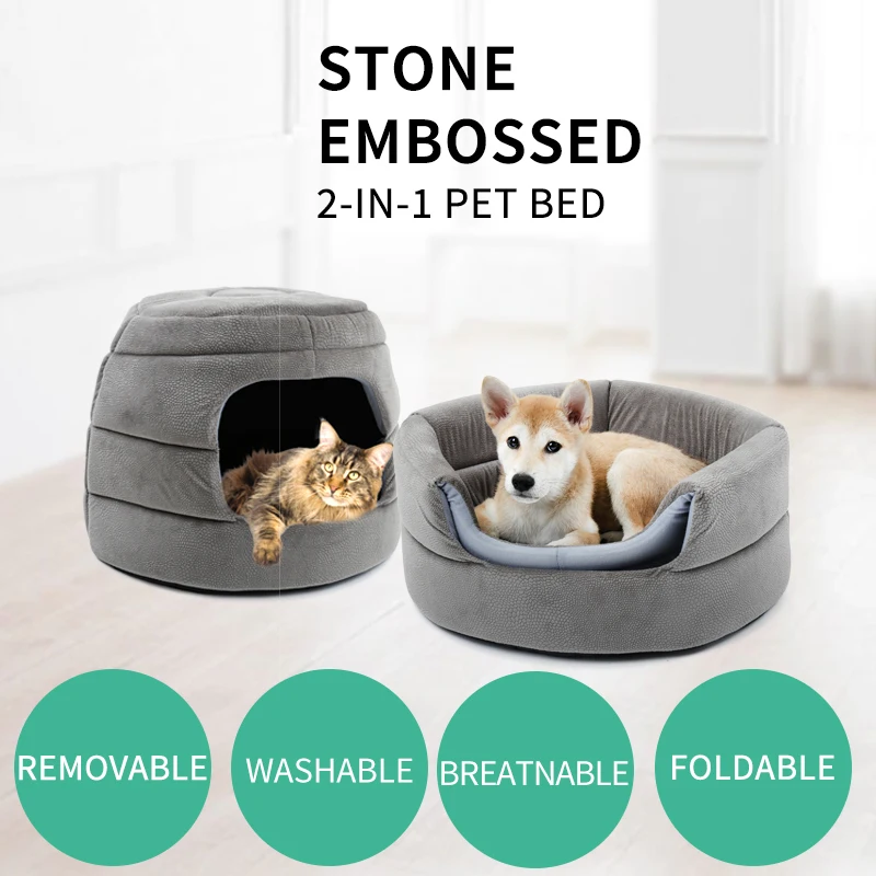 2 варианта Применение Pet Bed собака кошка складной диван купол иглу пещера царапинам Ho Применение щенка котенок съемный подушка камас para Перр... 2 варианта Применение Pet Bed собака кошка складной диван купол иглу пещера царапинам Ho Применение щенка котенок съемный подушка камас para Перр...