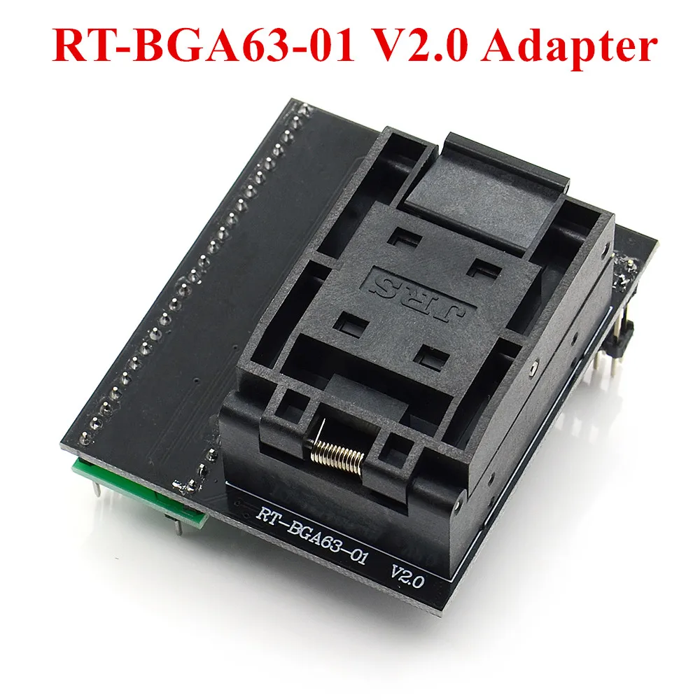 

RT-BGA63-01 V2.0 EMMC NW267 BGA63 Adapter For RT809H Programmer 9x11