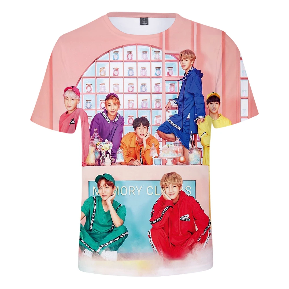 

BF Drop shopping 2019 New kpop JIMIN SUGA 3D t-shirts Men/Women summer Casual t shirts Plus Size Short Sleeve Clothes 4XL