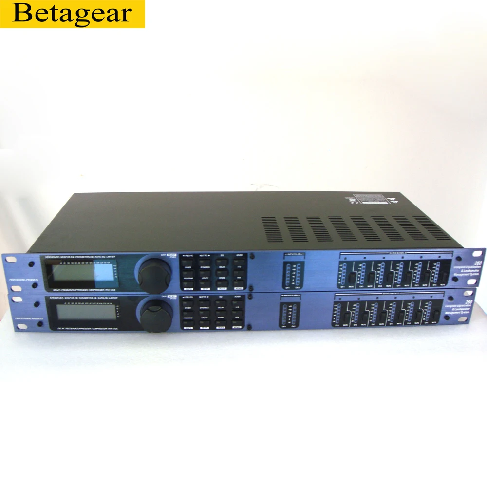 

Betagear Rack PA 260 3in6out driver rack professional audio processor loudspeaker Management System original software pro audio