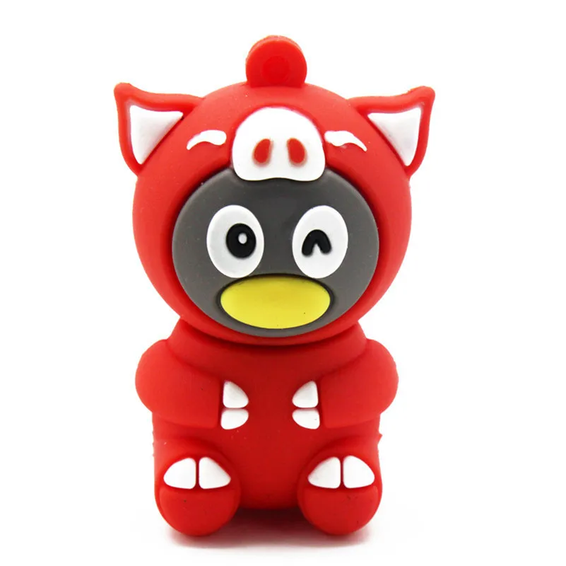 Animal pig lion pendrive 8 ГБ 16 32 usb флеш накопитель милый U disk|USB флэш-накопители| |