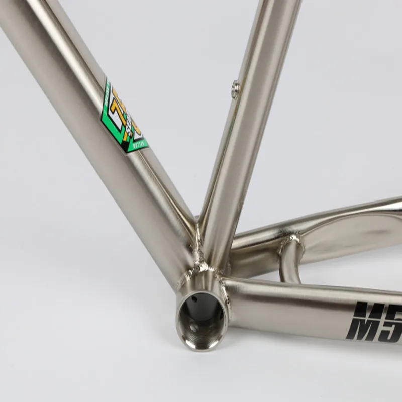 Discount TSUNAMI Mtb Bicycle tapered header Steel Frame Mountain Bike silver Frame 26 "27.5" * 15.5-17 inch 1 Discount TSUNAMI Mtb Bicycle tapered header Steel Frame Mountain Bike silver Frame 26 "27.5" * 15.5-17 inch 1