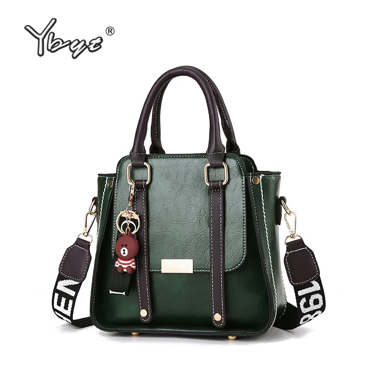 

YBYT 2019 women luxury handbags vintage PU Leather famale shoulder crossbody bag women bags designer hotsale women messenger bag