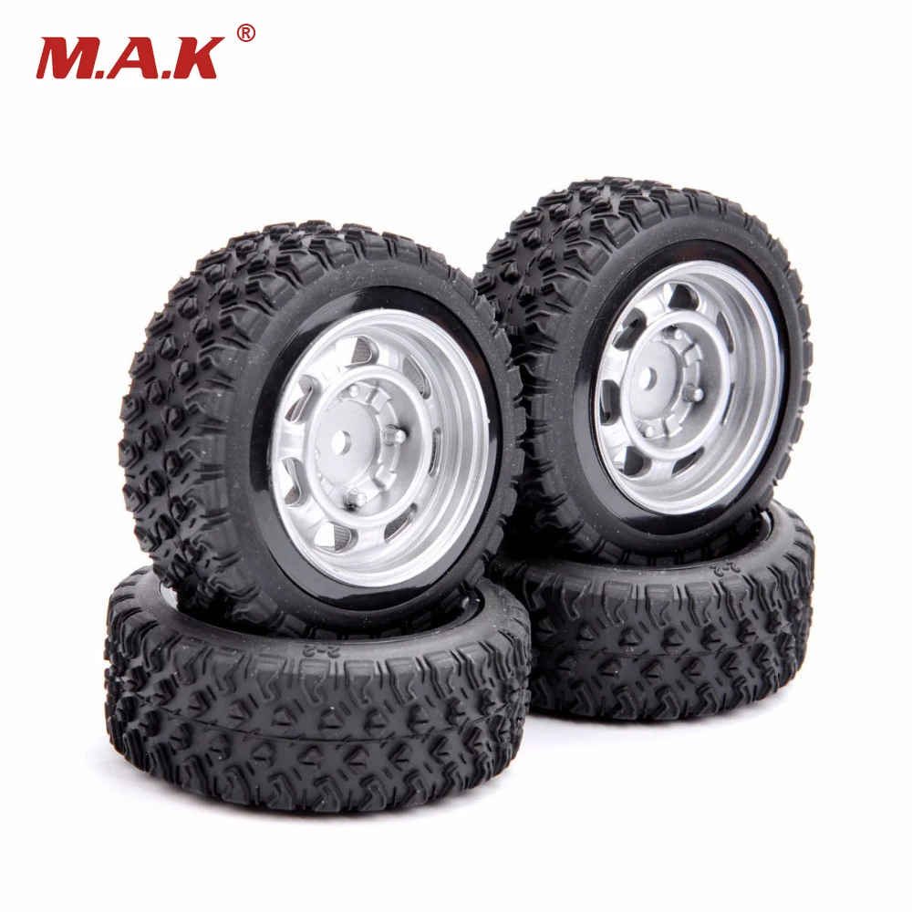 Goede 12mm Hex Rally Autobanden En Wiel Model Speelgoed Accessoire Voor 1 10 Rally Rubber RC Model Auto Onderdelen