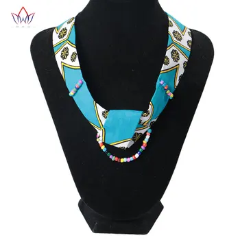 

2020 Latest Boho Style Small Bright Bead Choker Necklace For Best Friend Fake Collar Statement Necklace For African Women WYB149