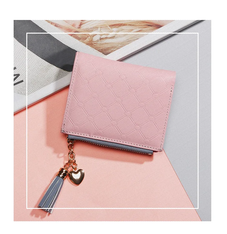 PU Leather,wallet female,wallet female women zipper,Fashion,Casual,Vintage,Black,Red,Brown,Blue,Pink wallet female leather (4)