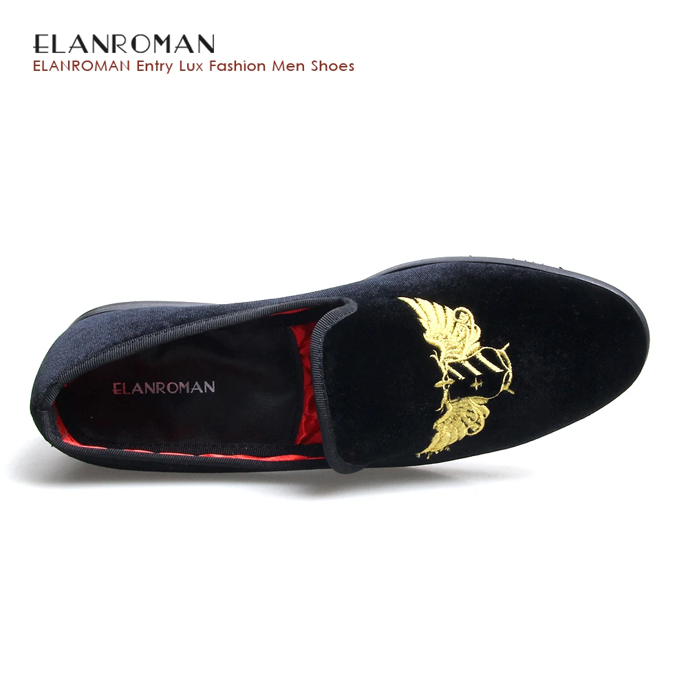 Men Velvet shoes Casual Loafers Slip 