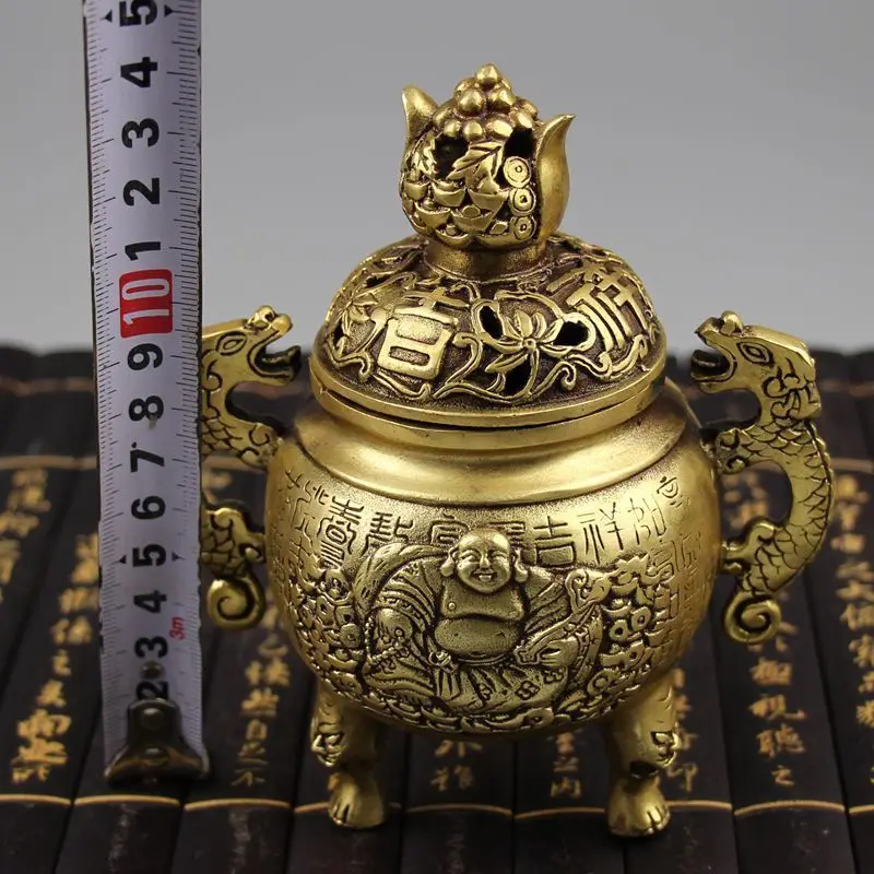  Archaize home brass smoked furnace at the bedroom Buddha incense burner - 32909750053