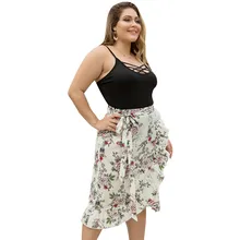 JAYCOSIN женская повседневная юбка с кружевным крестиком и асимметричным принтом рыбий хвост модные юбки принцессы с высокой талией 25 июня