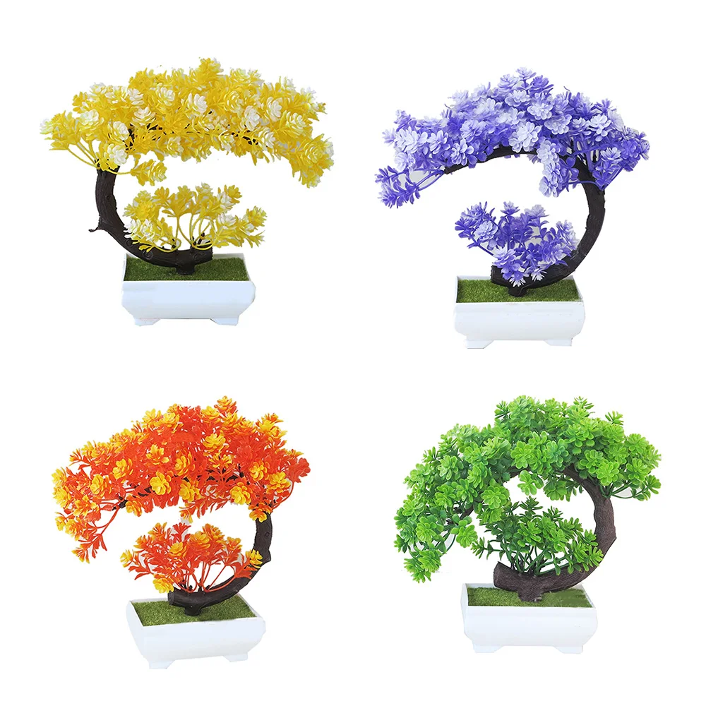 Pretty Lots Artificial Plants Fake Leaf Home Office Garden Flower Wedding Decor Tree Pot Home Office Table Gift Pretty Lots Artificial Plants Fake Leaf Home Office Garden Flower Wedding Decor Tree Pot Home Office Table Gift