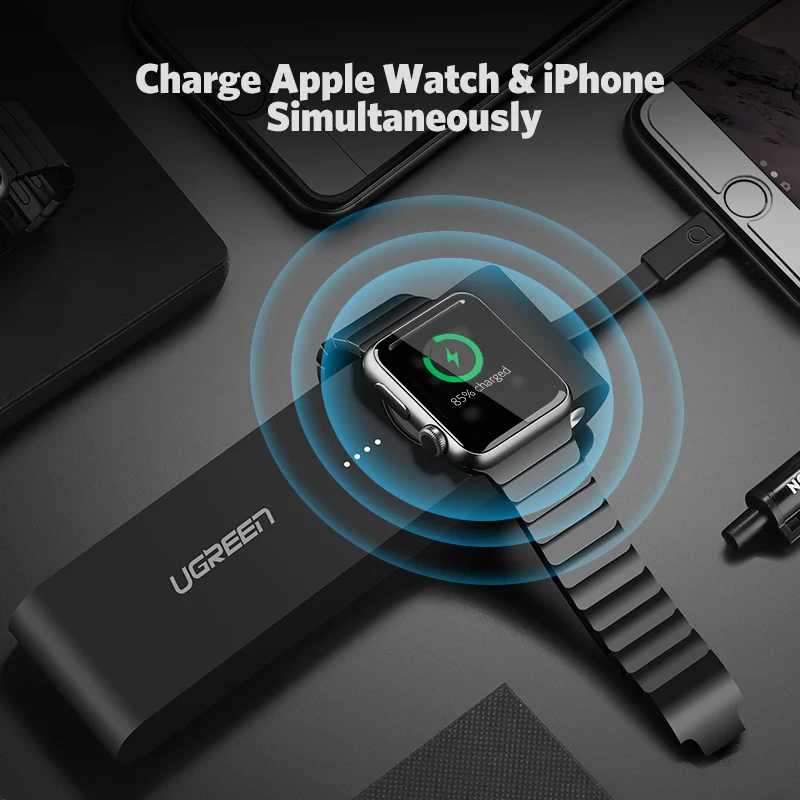 Ugreen Wireless Charger Power Bank 4400mAh for Apple Watch 4/3/2 iPhone X 8 External Battery Charger for Mobile Phones Poverbank Ugreen Wireless Charger Power Bank 4400mAh for Apple Watch 4/3/2 iPhone X 8 External Battery Charger for Mobile Phones Poverbank