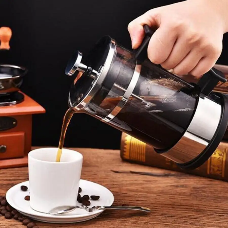 Компактный размеры Ho применение держать применение нержавеющая сталь стекло Френч-пресс фильтр кофейник Чай Кофе Maker инст