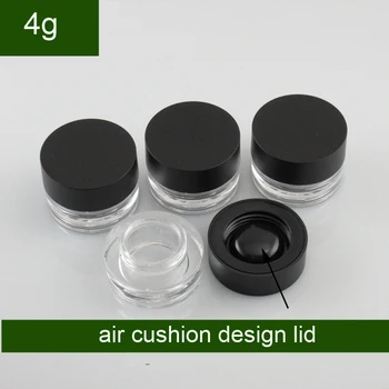 

300pcs 4g 4ml Empty Eye cream Jar Packing Container Eye Jel Box Cosmetic Case Nail Lip Gloss Balm Pot Air cushion Sample Case