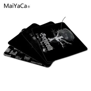 

MaiYaCa High Quality Funny Black Metal Rectangle Design Nice Mouse Mat Mouse Pad for Optical /Trackball Mouse New Drop Shipping