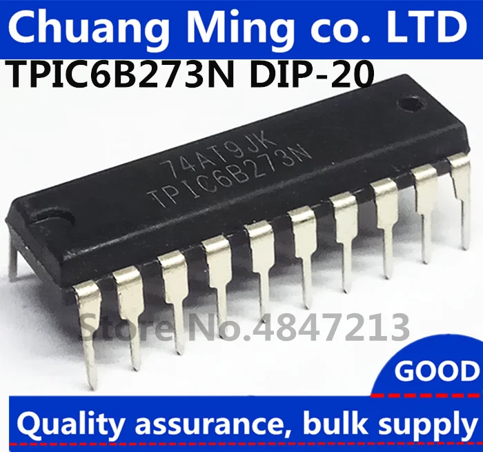 

Free Shipping 5pcs/lots TPIC6B273 TPIC6B273N DIP-20 In stock, in large supply