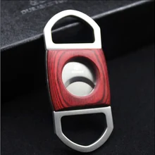 COHIBA двойные ножи из нержавеющей стали палисандр курительная сигаретный сигарный резак Карманный гаджет Zigarre нож гильотина 359UA