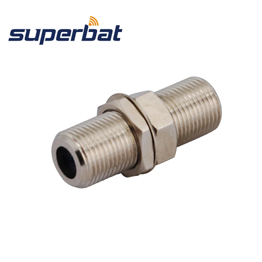 RF Coaxial Connector F Female to Jack Adapter for Electronic Components