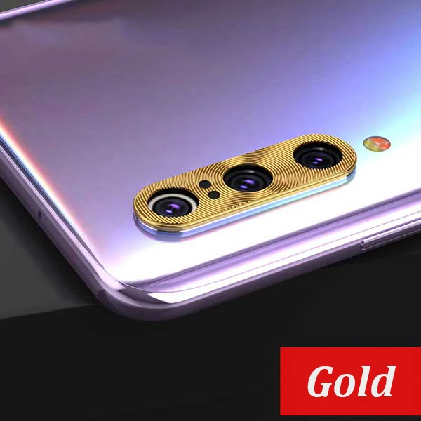 Защитный чехол для объектива камеры для Xiao mi Red mi Note 7 K20 Pro mi 9t 9 SE mi 9 Metal Bumer on Red mi K20 защитная рамка для камеры - Цвет: Золотой