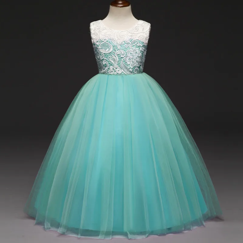 Girl Dress TuTu Bubble Dresses Ball Gown Gauze To Mop Floor Child