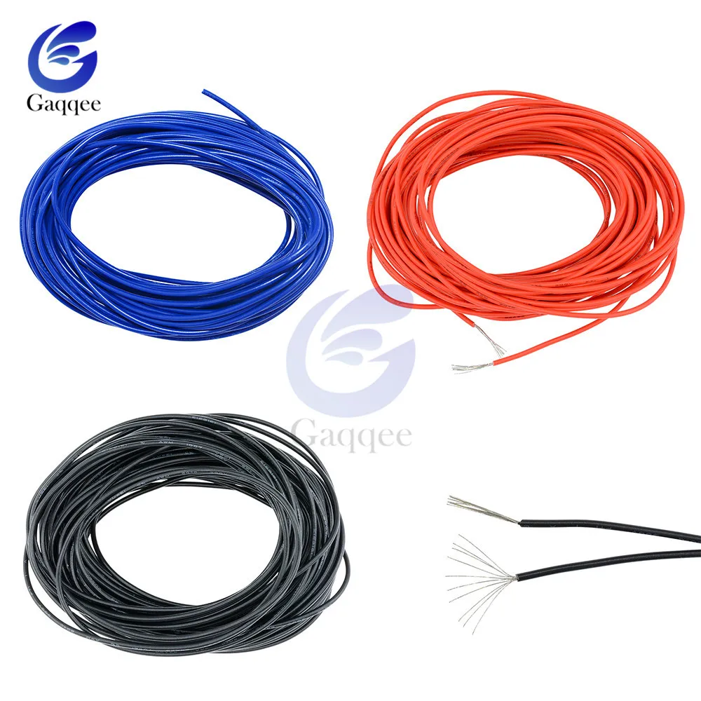 Луженая Медь 24awg электрический провод фотоэлектрический 80c 300 В изолированный